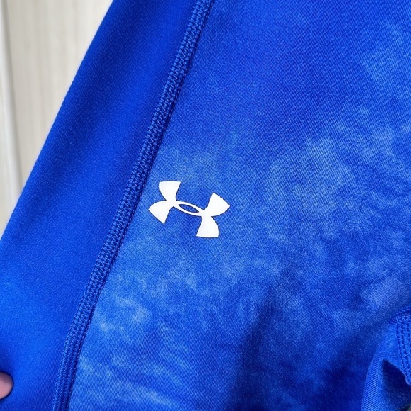 ❤️ UNDER ARMOR HOFSTRA PRIDE BLUE CAPRI LEGGINGS - Picture 5 of 8